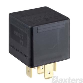 Relay Mini Bosch 12V 30A N/O Open 5 Pin Diode Protected [No Bracket]