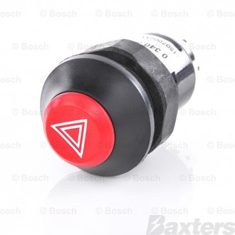 Hazard Switch Bosch Suits International Applications. Use 0340302150 Adaptor Harness