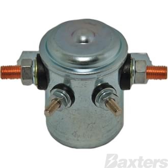 Solenoid Baxters 24V 80A Normally Open Continuous Duty Metal Side Mount