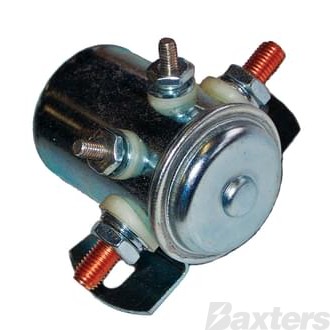 Continuous Duty Solenoid 12V 200A NO Contacts Metal Side Mount SAS-4202