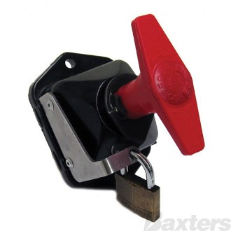 Battery Master Switch With Lock 250A Double Pole 