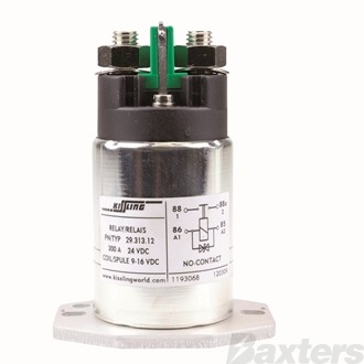 Solenoid 24V 300A with Diode Suppression Bottom Mount 