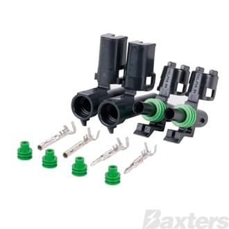 Weather Pack Connectors Complete Kit 1 circuit Inline **Use BWPCK-1 **