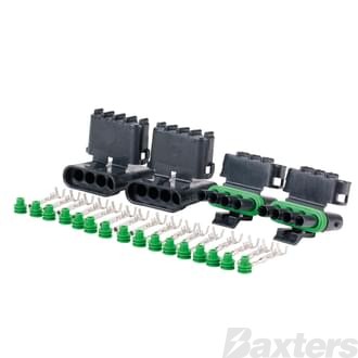 Weather Pack Connectors Complete Kit 4 circuit Inline **Use BWPCK-4 **
