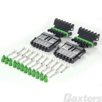 Weather Pack Connectors Complete Kit 6 circuit **Use BWPCK-6 **