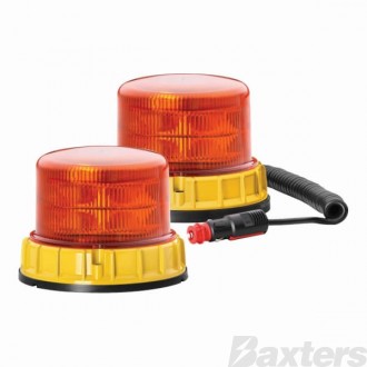 LED UltraRay 2.0 Beacon 10-30V Amber Fixed Mount 