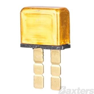 Circuit Breaker Cole Hersee 20 A 12VDC Wedge Fuse Type Auto R eset