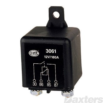 12V 4 Pin Normally Open High Capacity Relay - 180A 