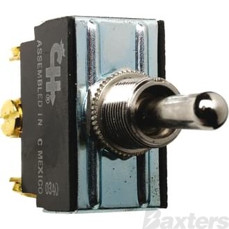 Switch Toggle 12V 25A 24V 12A MON/OFF/MON DPDT Screw Terminals