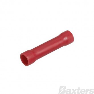 Crimp Terminal Cable Joiner Red 2.5-3mm Bag (100) 