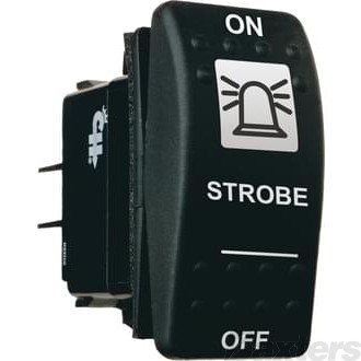 Switch Rocker 12V 25A Off/On With Beacon Symbol 
