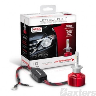 JW Speaker LED Headlight Kit H3 12/24V 6000K 