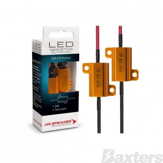 LED Load Resistor Twin Pack 24V 25W 47 Ohm Twin Pack 