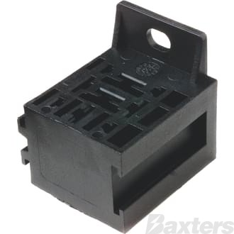 Relay Base Suits Mini HD Relay 60A to 80A 4 & 5 Pin Relays With Terminals