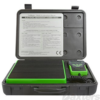 Digital Portable Charge & Recovery Scales 100KG Capacity 3 Display Modes (Lbs/Oz, Decimal Lbs and KG) and Carry Case