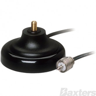 GME Magnetic Antenna Base with Lead & Plug 