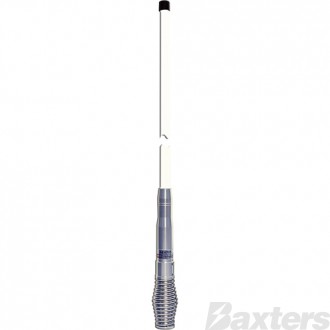 Antenna GME UHF H/D 606dBi Gai n 1.2m Randome White with 4.5m Coaxial Cable and Connector