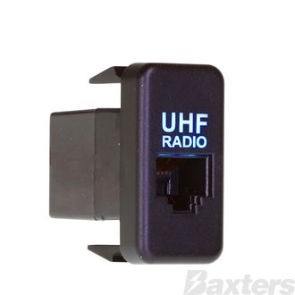 Aerpro UHF Radio Microphone RJ45 Pass Through Connector Suit Various Toyota (Use RPSW1005)