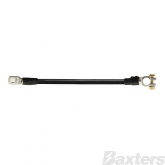 Battery - Starter Cable Joiner 00 B&S (70mm2) 12in (30cm) Black Lug to Univ Fit Terminal