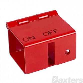 Battery Isolator Lockout Kit Hinged Style Red Suits Cole Hersee 75910