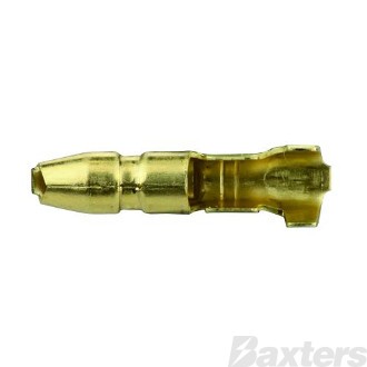 Crimp Terminal Male Bullet Uninsulated Pkt 100