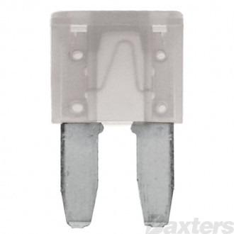 Micro 2 Wedge Fuse 2 Legs 25A Clear Pack of 10 