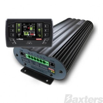 Battery Management System 30A S3 The Manager30 AC DC + Solar Inputs with Redvision Display