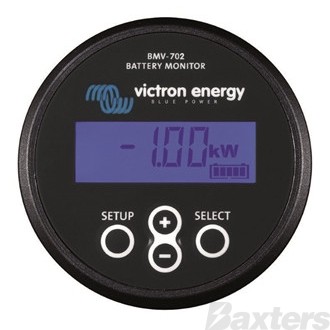 Victron Battery Monitor 9 - 90 Vdc Reads 2nd Battery GREY