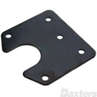 Trailer Connector Mounting Bracket Flat bracket for small metal sockets