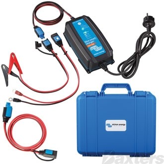 Victron Blue Smart Charger Kit Includes Hard Case 2M Extension Cable