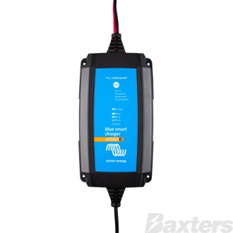 Blue Smart Battery Charger 12V 25A 1 Output IP65 Rating Dust and Water Resistant