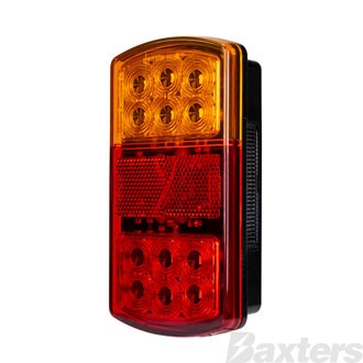 LED Rear Combination Lamp 10-30V Stop/Tail/Ind/Ref/Lic Surface Mount 150x80mm [1 pc]