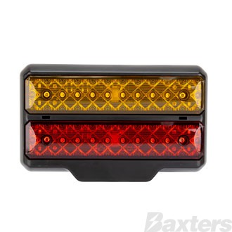LED Rear Combination Lamp Kit BR221 Series 12V Stop/Tail/Ind /Lic 228 x 126/139 x 47mm Twin