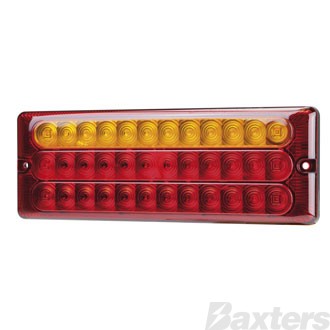 LED Rear Combination Lamp 10-30V Stop/Tail/Ind Surface Mount 275 x 100 x 21mm