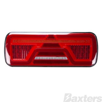 LED Rear Combination Lamp 10-30V Stop/Tail/Ind/Rev/Fog /Ref RH 360x135mm Sequential