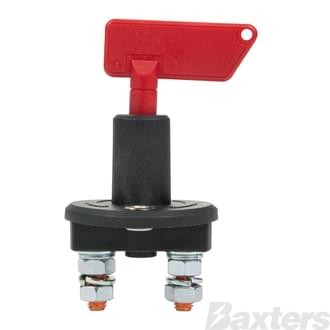Battery Master Switch 12/24V 100A Single Pole On/Off with Removable Handle