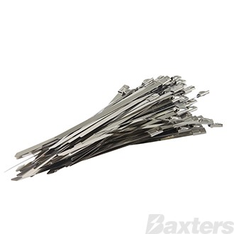 Stainless Steel Cable Ties 200mm x 4.6mm Pkt 100