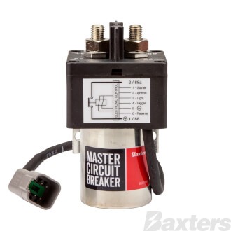 Master Circuit Breaker 24V 300A Cont. Intelligent High Current Circuit Prot IP67/IP6K