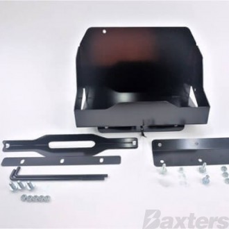 Battery Box Multi Fit Tub Suit Colorado/DMax/Rodeo 2007-ON Laser Cut 2mm Black Powder