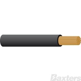 Battery Cable 0000 B&S (4/0 B&S) - Black 30m 