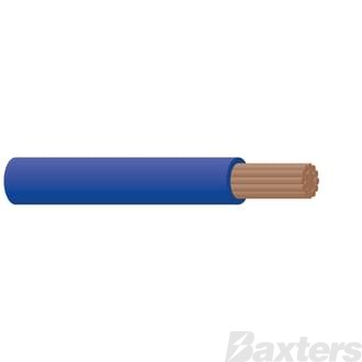 Single Core Cable 3mm Blue 30m 