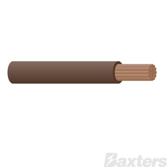 Single Core Cable 3mm Brown 30m 