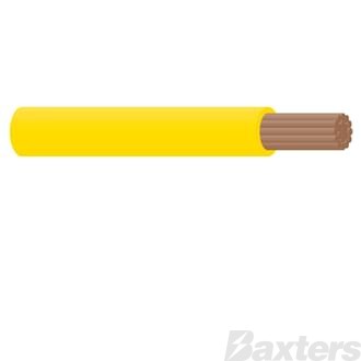 Single Core Cable 3mm Yellow 100m 