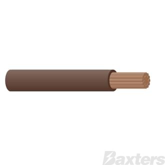 Single Core Cable 4mm Brown 30m 