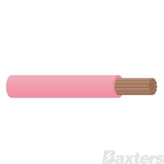 Single Core Cable 4mm Pink 100m 