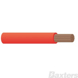 4mm Single Core Cable - Red 100m