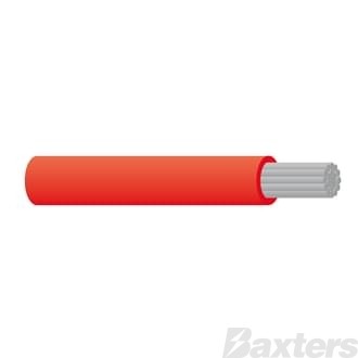 Single Core Cable 4mm2 Red 100m Tinned Copper 