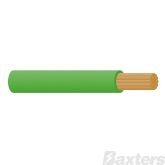 Single Core Cable 5mm Green 100m 