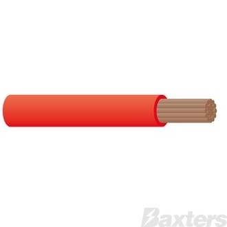 Single Core Cable 5mm Red 500m 