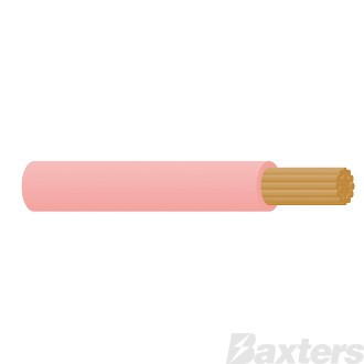Single Core Cable 2.5mm Pink 30m 